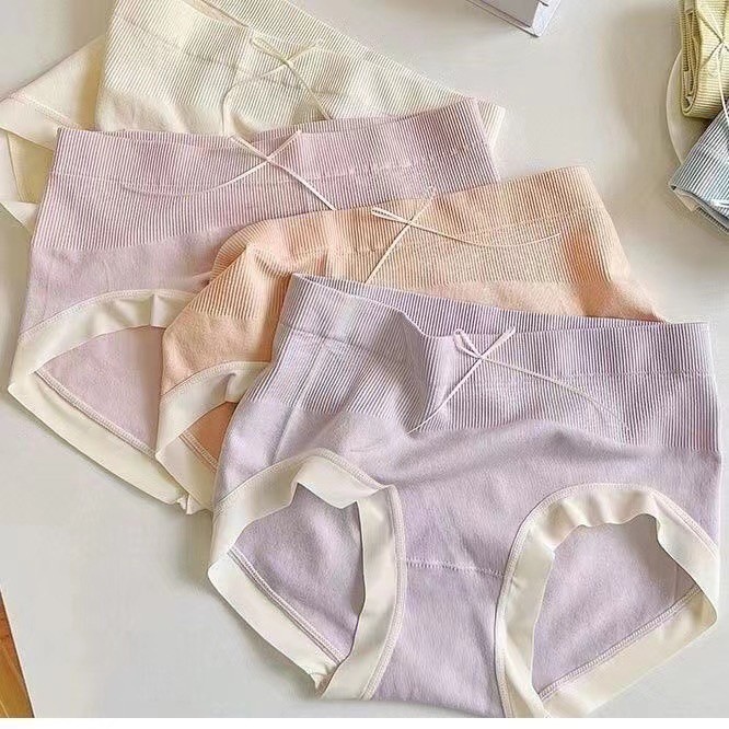 monika ⛱️ #Y05กางเกงในน่ารัก  กางเกงในผู้หญิงแบบสไตล์ญี่ปุ่น คอตตอน 100%