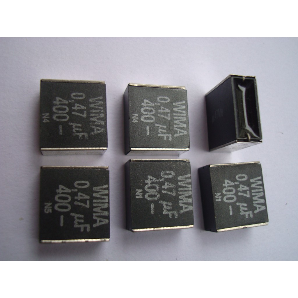 เยอรมัน WIMA WIMA กล่องสีดําสีดํา WIMA 400V 0.47 UF เครื่องขยายเสียง Promise Audio Capacitor