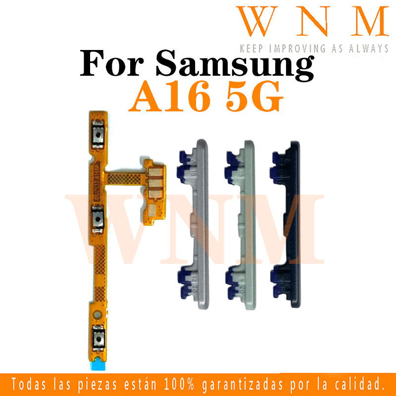 สําหรับ Samsung Galaxy A16 5G ปุ่ม flex บน/ปิดปุ่มสวิทช์ด้านข้าง Key Volume Up Down Flex สายโทรศัพท์มือถือ Part