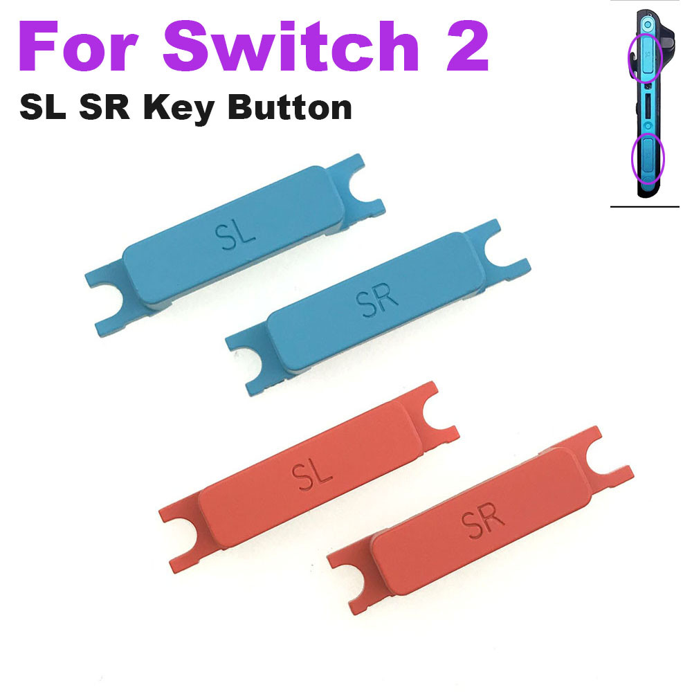 เปลี่ยนสําหรับ Nintendo Switch 2 Joy-Con NS2 ซ้าย/ขวา SL SR Magnetic Attraction ปุ่มปุ่มกุญแจโลหะ