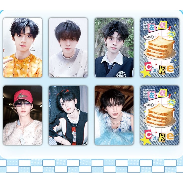 5-6pcs TF Family 3rd TOP Yeah I VS Justin Bieber Lomo การ์ด Zhu Zhixin Zhang Zeyu ภาพถ่ายโปสการ์ด Je