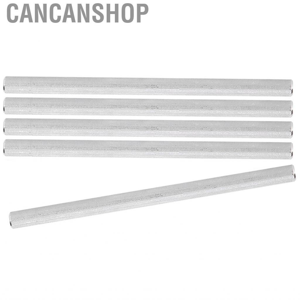cancanshop-th 5pcs สแตนเลส D-phaft ที่เข้ากันได้กับหุ่นยนต์/FRC/First/Fll/WRO/Steam/VEX 3.9 x 0.2in