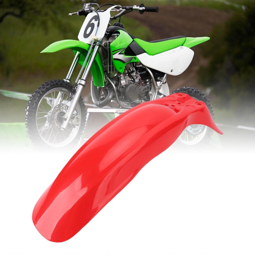 Seashorehouse2.ph รถจักรยานยนต์ด้านหน้า Mudguard พลาสติก Dirt Bike Mud Guard เปลี่ยน Premium ABS สํา