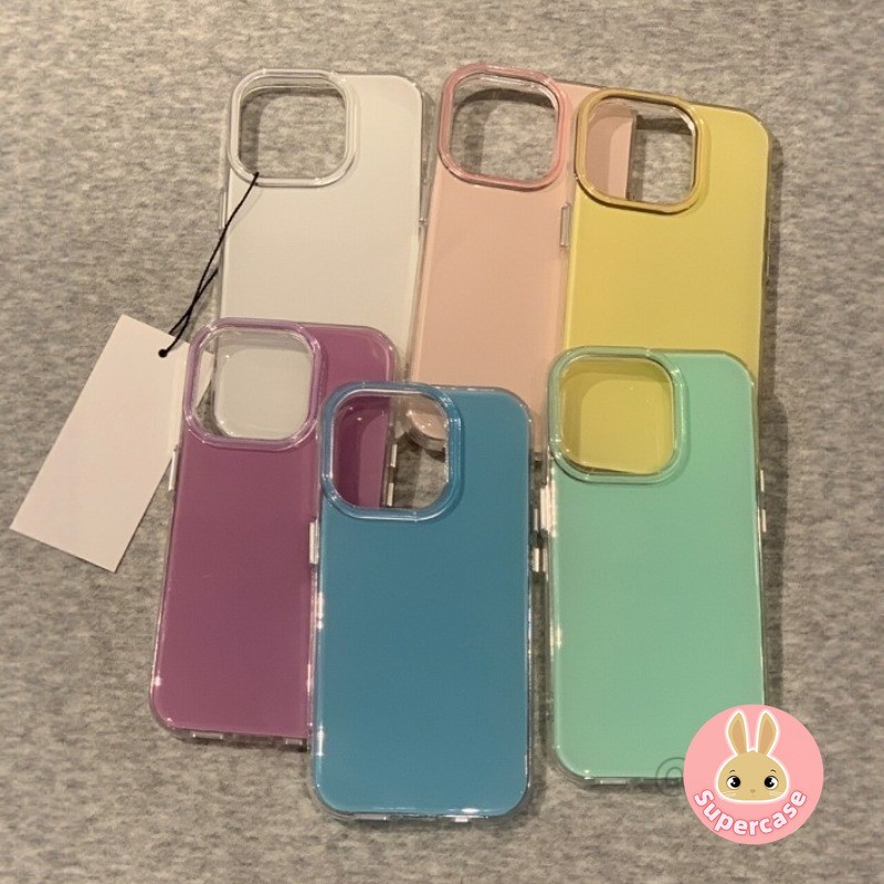 สีทึบครีมเคสโทรศัพท์สําหรับOPPO Reno 14 13 13F 12 12F 11 10 9 Pro Plus 8Z 8T 7Z 8 7 6 5 4 Pro Lite 5F 4F 5G 4Gสีสันกันกระแทกน่ารักSimple Hardปลอก