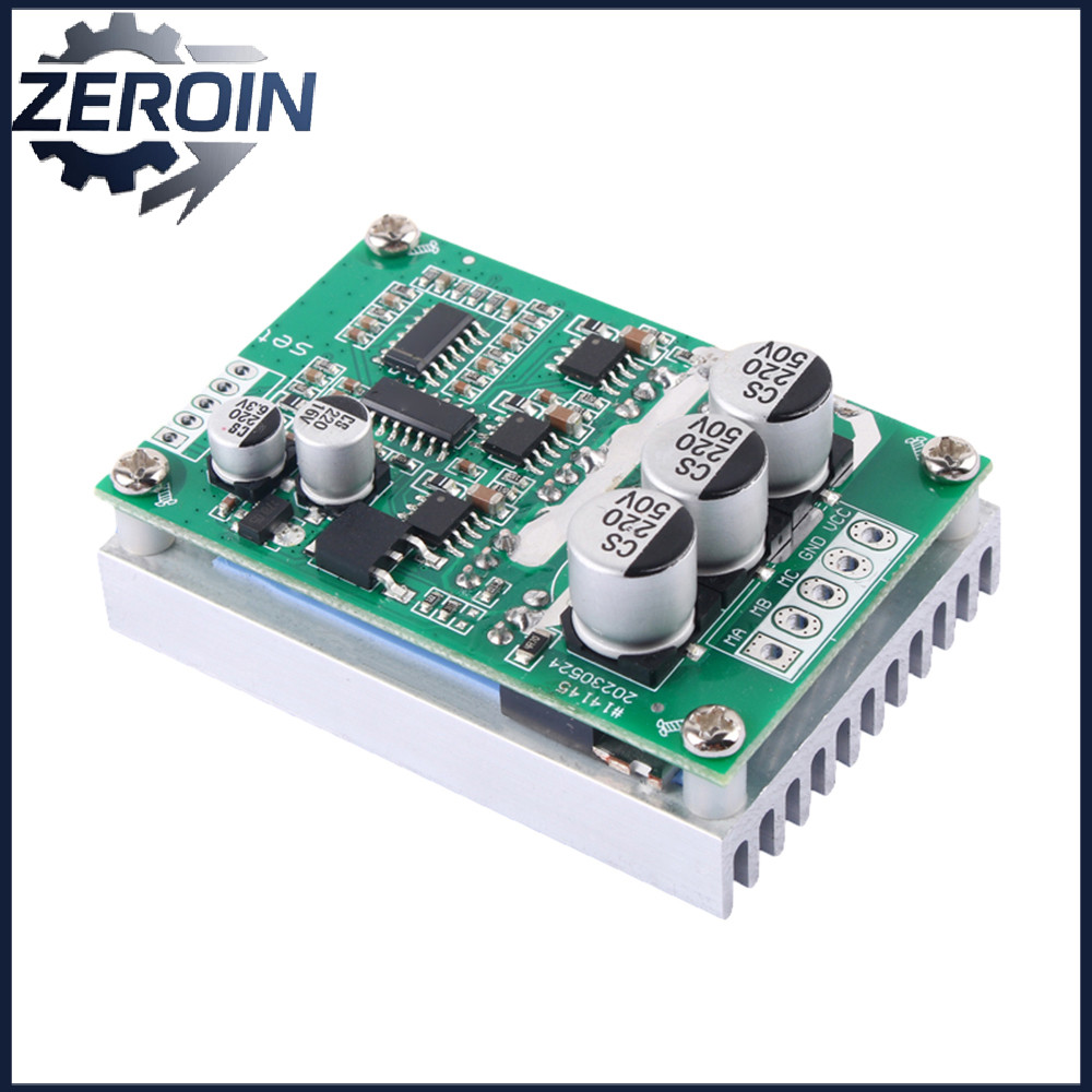 DC 12V ถึง 36V 15A 500W ควบคุมความเร็วมอเตอร์ไร้แปรงกําลังสูง Hall BLDC Driver Board
