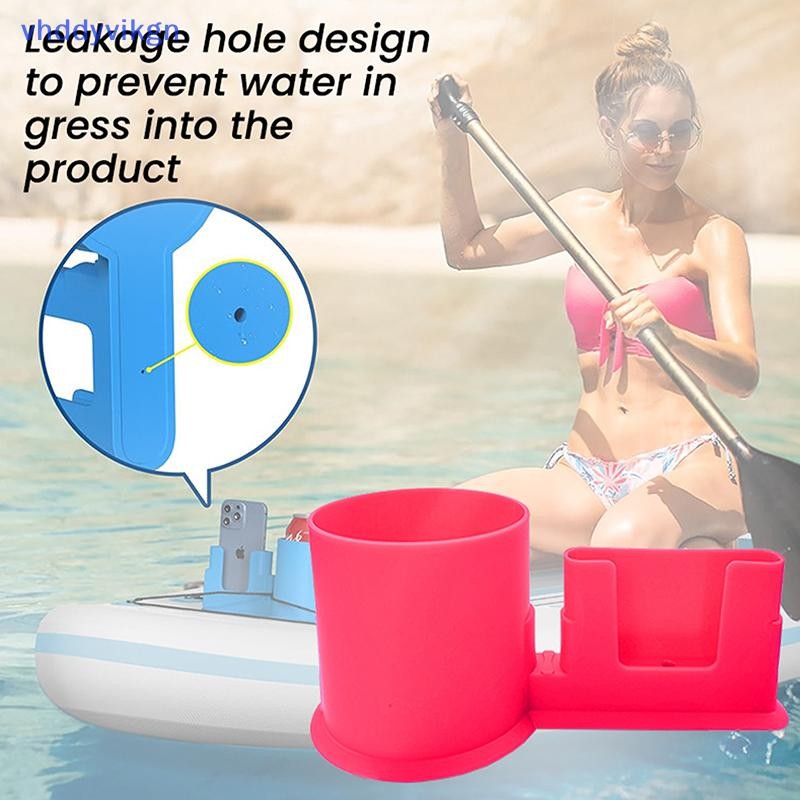 VHDD 2 ชิ้น Stand Up Paddle Board คลิปคู่ Padel Board ผู้ถือขยาย Fixing Clamps สําหรับ Kayaking น้ํา