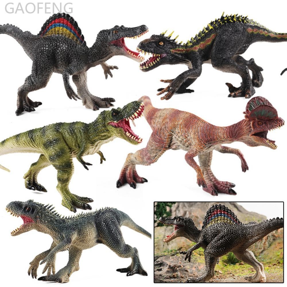 GAOFENG ของเล่นไดโนเสาร์จําลอง Jurassic Wild Life Tyrannosaurus Rex World Park ไดโนเสาร์รุ่นตัวเลขกา