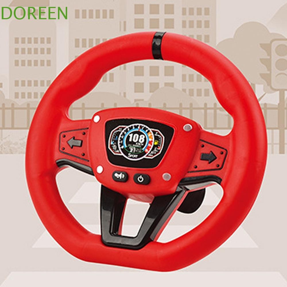 พวงมาลัย DOREEN Copilot 360 ° หมุนมัลติฟังก์ชั่จําลองพวงมาลัยของเล่น,ตลกจําลองต้นการศึกษาแบบโต้ตอบจํ