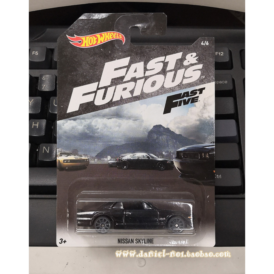 HOT WHEELS Car HOT WHEELS Speed and Passion NISSAN SKYLINE สีดํา