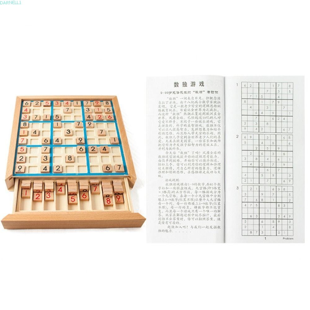 DARNELL1 Sudoku Crosswords ของเล่น, Sudoku การศึกษาหมากรุก Sudoku, ของเล่นปริศนาคณิตศาสตร์ Montessor