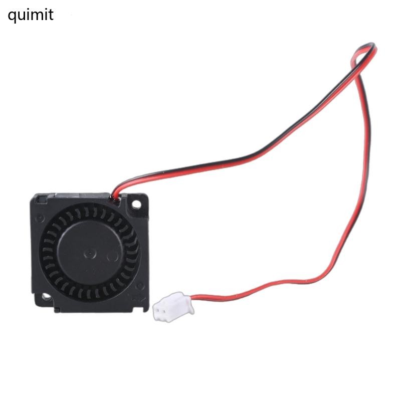 QUIM 3010 พัดลมระบายความร้อน Low Noise Bearing 5V 12V 24V พัดลมไร้แปรง 2Pin Terminals