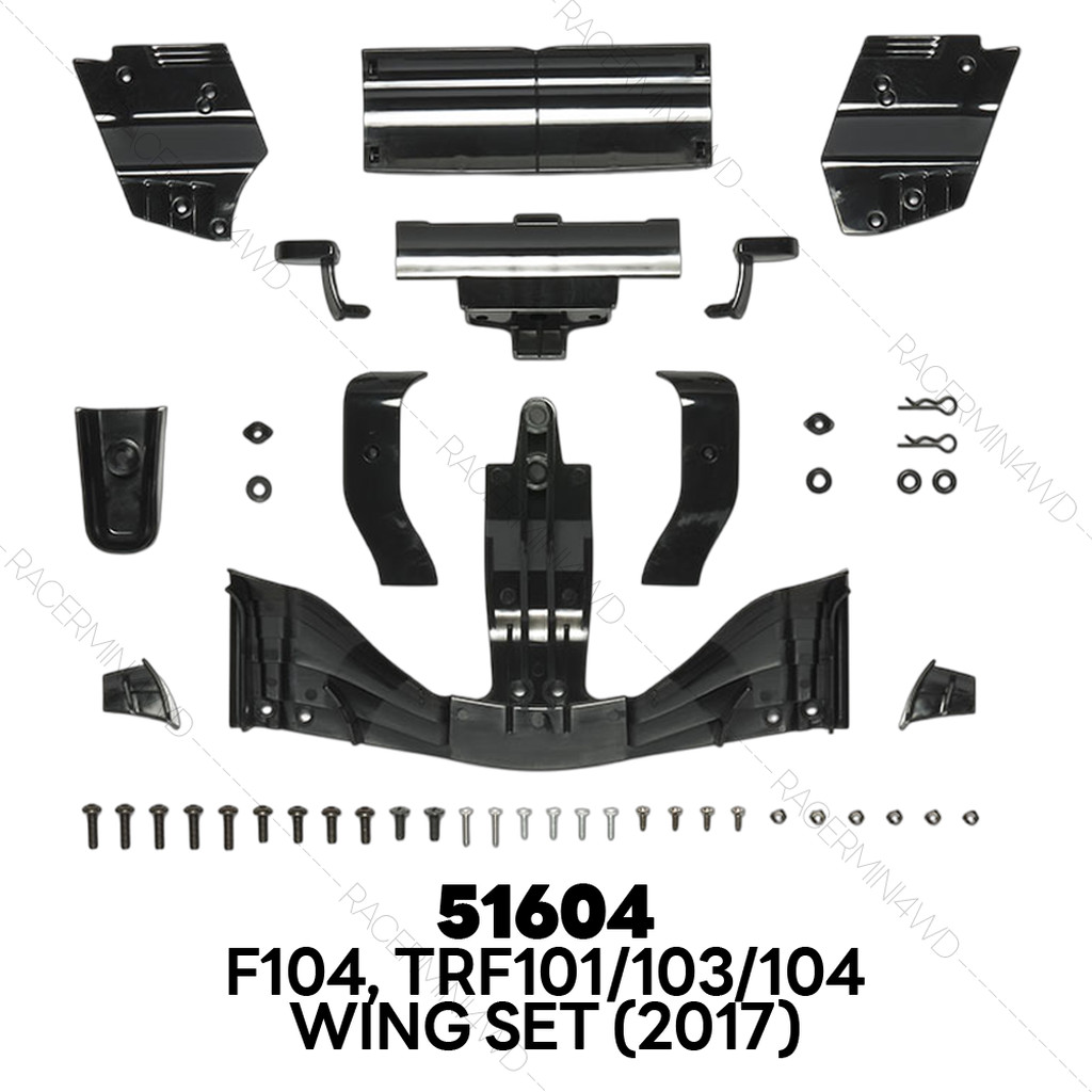 TAMIYA 51604 F104/TRF103/TRF104 Wing Set 2017 (Black)