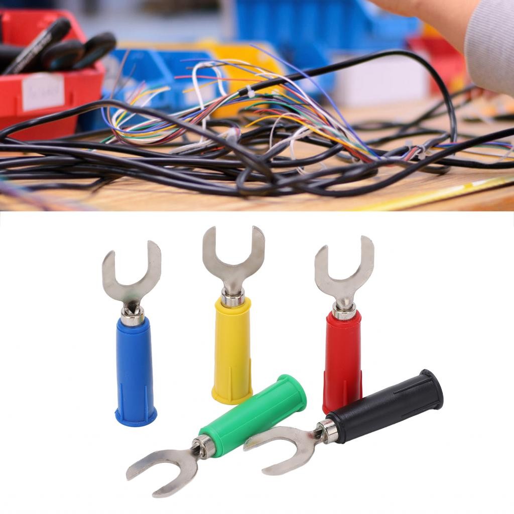 ตัวเชื่อมต่อลวดจอบส้อม u ประเภทขั้วจีบไฟฟ้าสูงสุด 36a 8mm/0.3in สำหรับเครื่องเชื่อมฮาร์ดแวร์