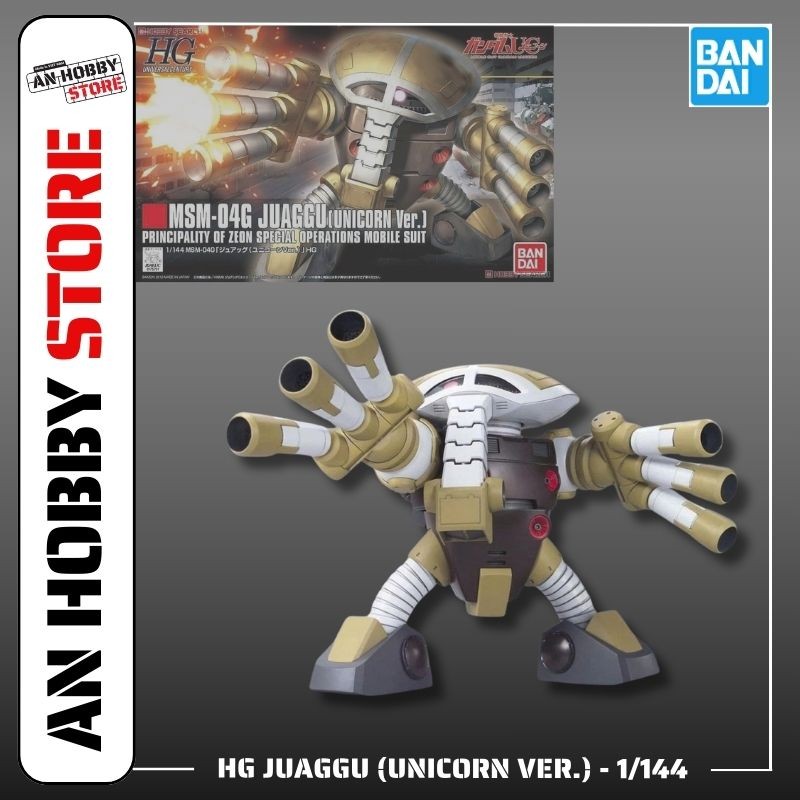 BANDAI ASSEMBLY MODEL HG 1/144 JUAGGU (UNICORN VER.)