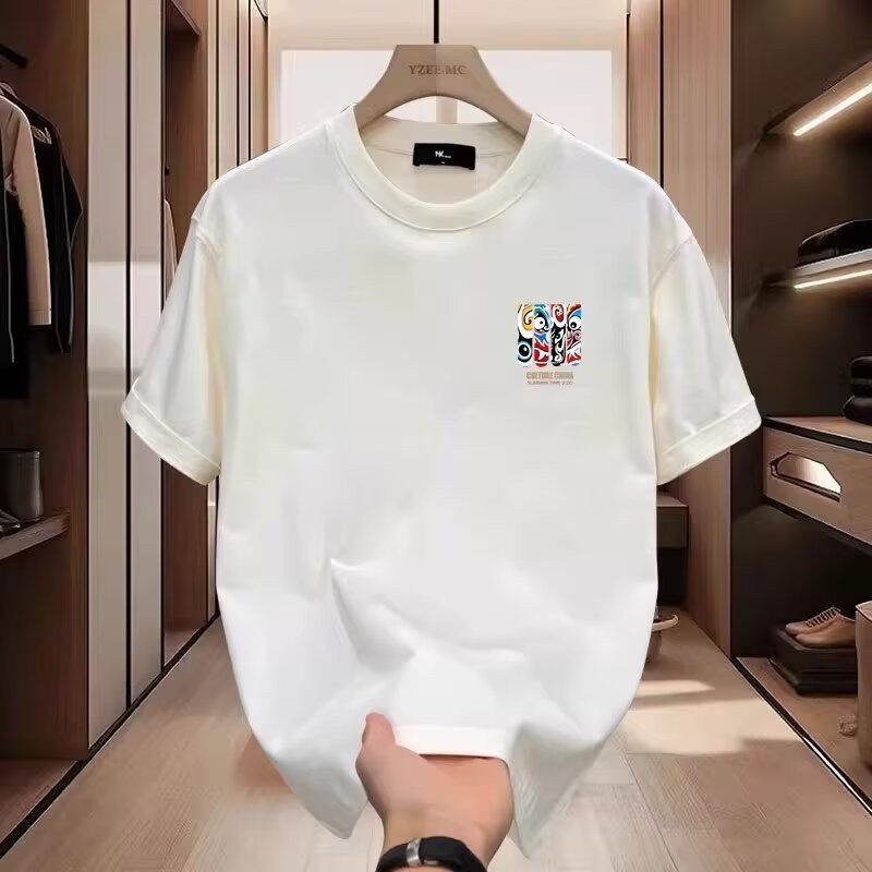 2025 NEW 20252025 Summer New Product Chinese Style Face Mask Print Fashion Plus Size Ins Skin-Friend