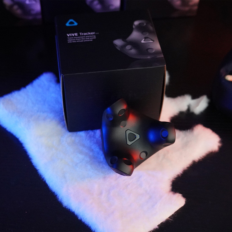 [เก่าสีดํา VR] HTCvive Tracker 3.0 Tracker สายรัดติดตามร่างกายเต็มรูปแบบผ้าม่านสีเขียวพร้อมสต็อกจัดส