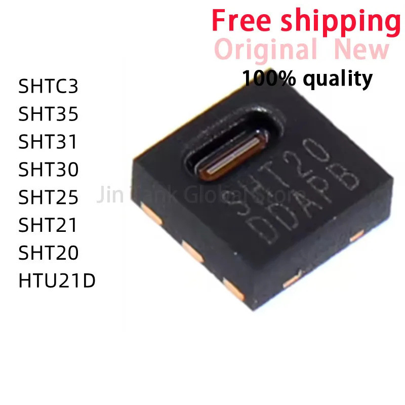 5 ชิ้น HTU21D SHTC3 SHT35 SHT31 SHT30 SHT25 SHT21 SHT20 ชิป IC ในสต็อกขายส่ง