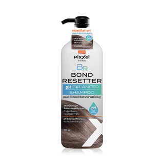 Lolane Pixxle Bond Resetter PH Balanced Shampoo 500ml โลแลน แชมพูปรับค่า pH สำหรับเตรียมผมก่อนการทำเคมี.