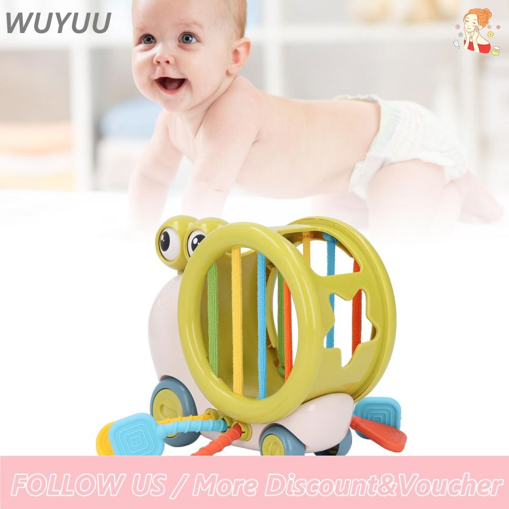 Wuyuu Wuyuu-th Shape Sorter Pull String String Toy Educational Fine Motor Skill Skill Skill Skill Sk