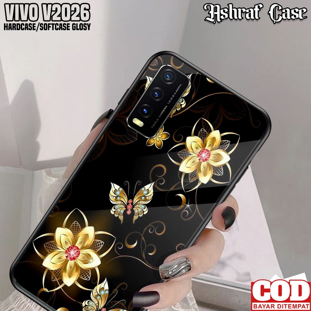 เคส VIVO V2026 - เคส VIVO V2026 (KP) Softcase Hp - Silicone Hp - Cover Hp - เคส Softcase Glass Kaca 