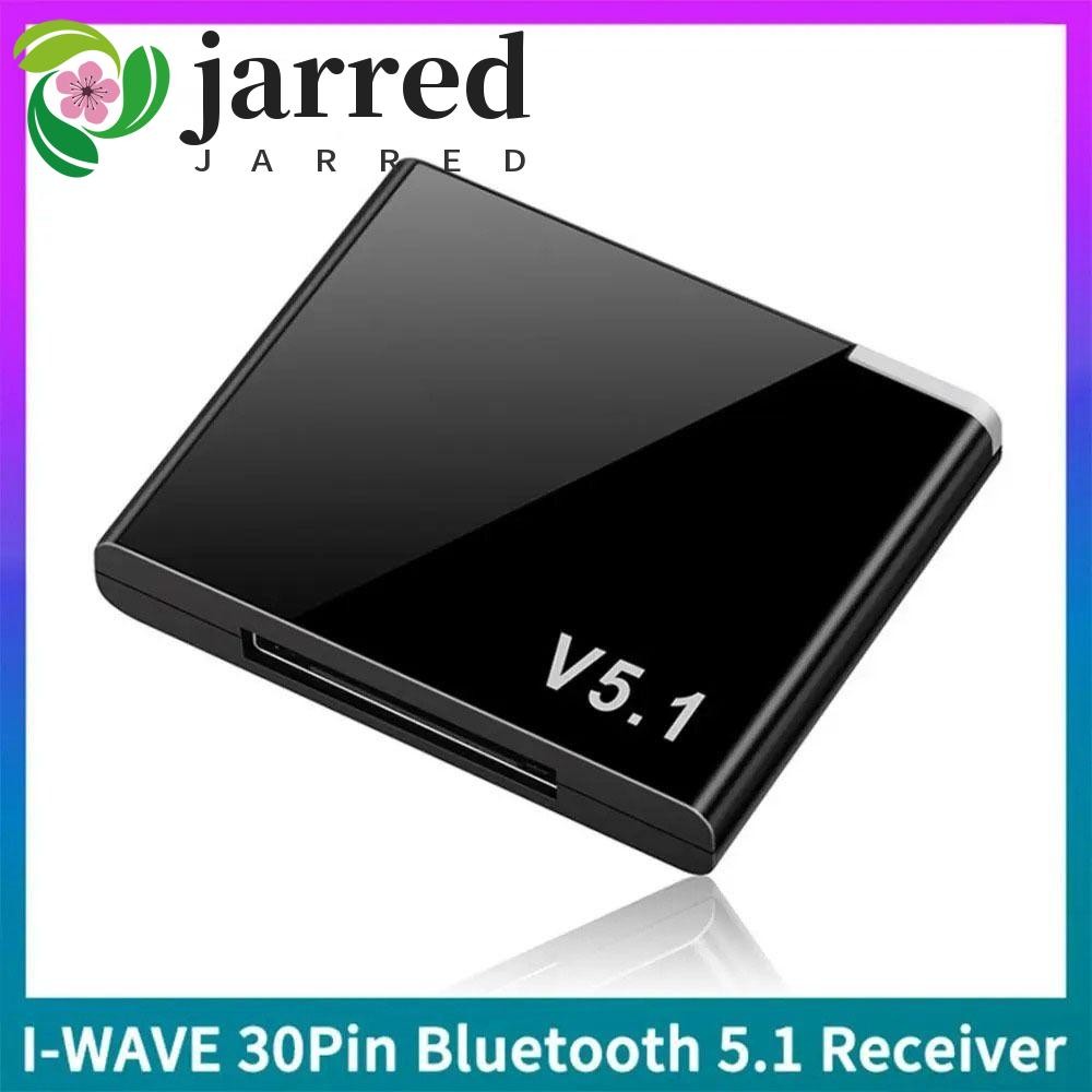 JARRED 5.1 เครื่องรับสัญญาณเสียง,บลูทูธ 5.1 Mini Bluetooth Wireless Adapter,รุ่นล่าสุด 30 Pin Dock W