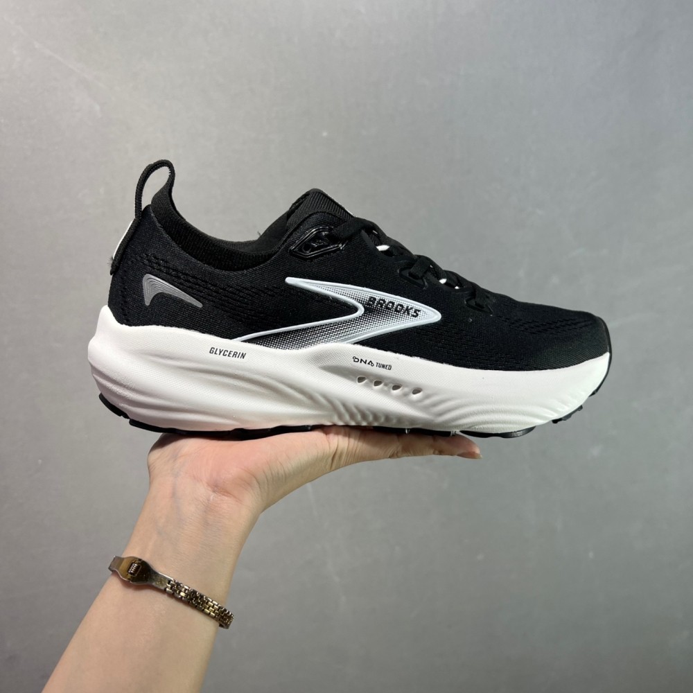 Brooks Glycerin 22 รองเท้าวิ่งสําหรับผู้ชายและผู้หญิงรองเท้าผ้าใบคู่ Unisex ลื่นและน้ําหนักเบา Low-t