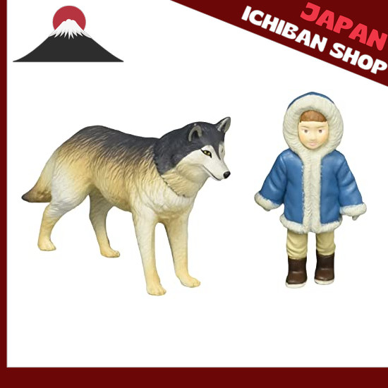 【จากประเทศญี่ปุ่น】 TAKARA TOMY "ANIA AS-26 Wolf (with boy)" Animals Dinosaurs Realistic Moving Figur