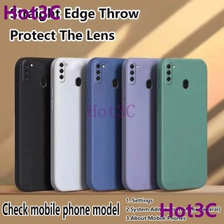 เคส For Samsung A11 / Samsung M11 tpu YTCS ซิลิโคนเคสโทรศัพท์สีทึบเรียบง่าย