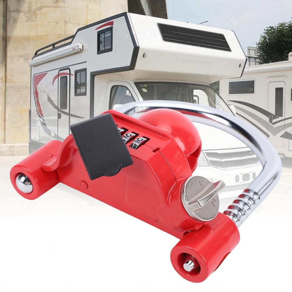 meily_fun.th เทรลเลอร์ต่อต้านการโจรกรรมล็อครหัสผ่านรูปตัว u รูปตัว U สำหรับ 1-7/8 2-5/16 และ 2 นิ้ว 