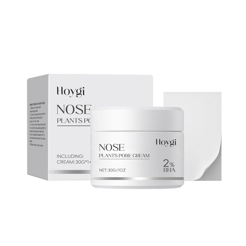 มาส์กจมูกสิวหัวดํา - พร้อมคอลลาเจน,BHA 2%,ทําความสะอาดรูขุมขนอ่อนโยน,ลดความเสียใจและรูขุมขน,ทําความส