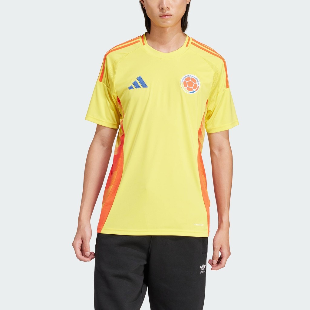 adidas ฟุตบอล เสื้อฟุตบอลชุดเหย้า Colombia 24 ผู้ชาย สีเหลือง IP8279 – โปรปัง