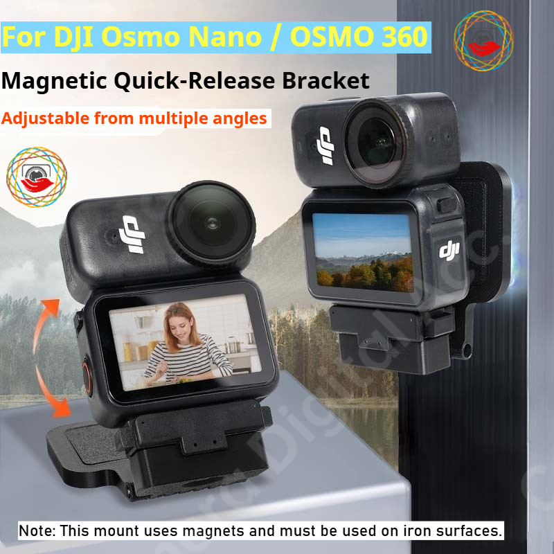 สําหรับ DJI OSMO NANO Magnetic Mount Bracket / DJI OSMO 360 Magnetic Mount ปรับได้ Mount