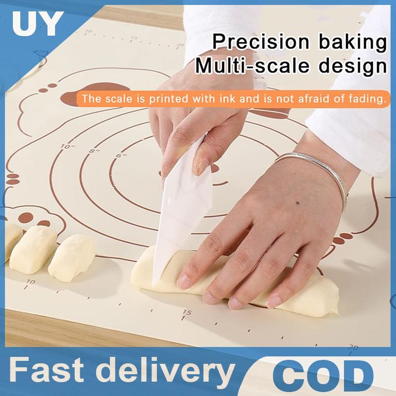 1 PC ซิลิโคน Pastry Mat Baking Mat Non-Stick Dough Mats Pastry Mats สําหรับ Rolling Dough พร้อมการวั