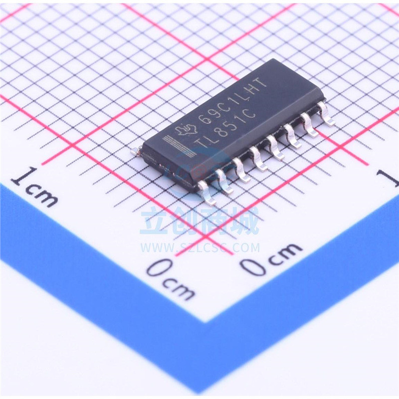 ชิปรับส่งสัญญาณไร้สาย TL851CDR SOIC-16 _ 150mil TI ()
