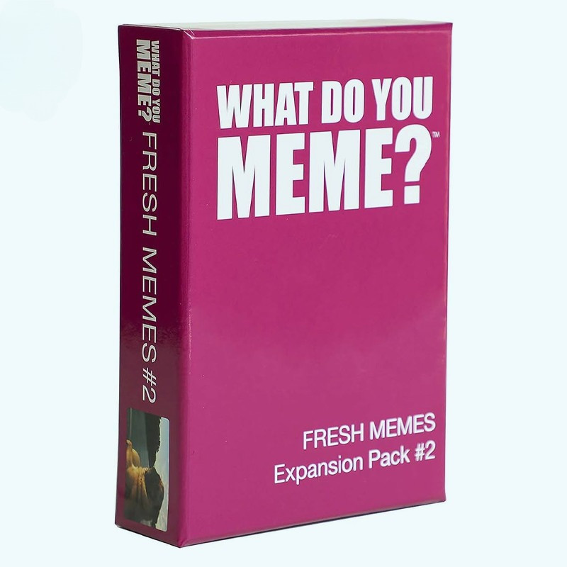 WHAT DO YOU MEME? Fresh Memes #2 Expansion Pack - Adult Card Games for Game Night from