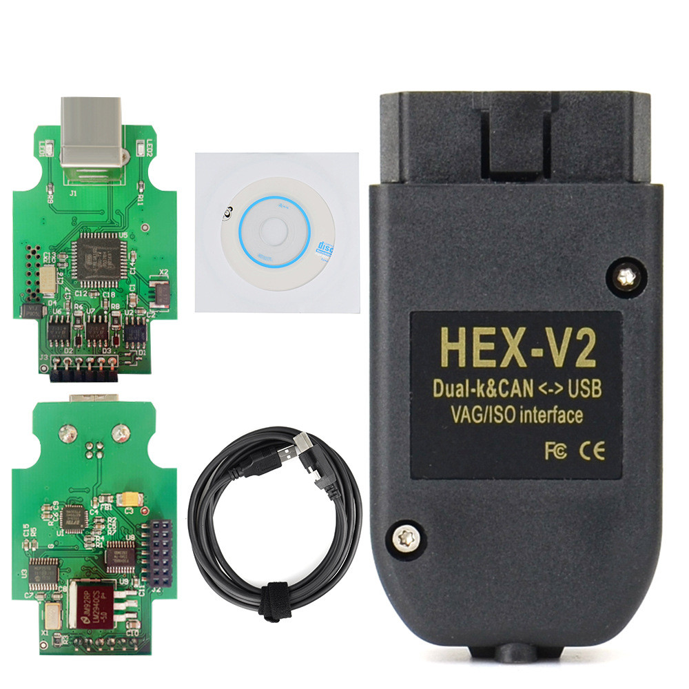 รุ่นการค้าต่างประเทศ 5053 เครื่องมือวินิจฉัยรถยนต์ HEX V2 VCDS VAG COM23.3 22.10 21.9