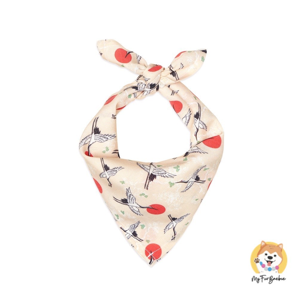 Ohpopdog Nihon Collection Pet Bandana - Tsurum