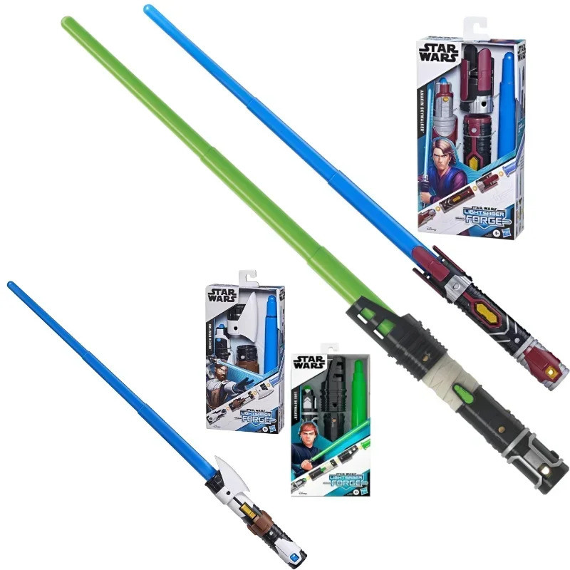 Hasbro STAR WARS Lightsaber Forge Anakin Skywalker Obi-Wan Kenobi Blue Lightsaber Luke Skywalker สีเ