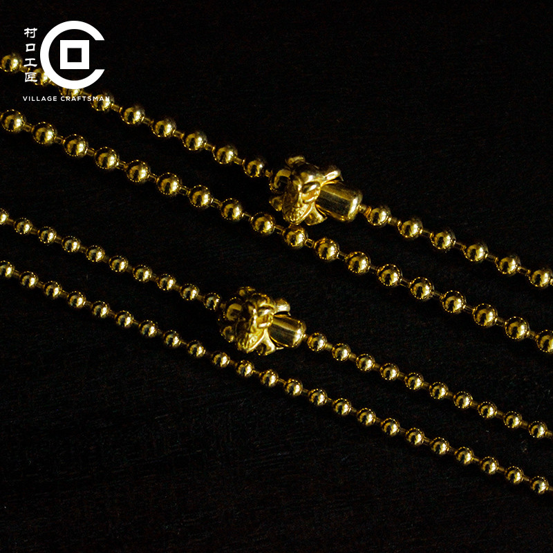 จี้หนังแขวนผนังสร้อยคอ Bill Wall สร้อยคอผู้หญิงสร้อยคอ BWL โซ่โบราณโบราณโบราณ G