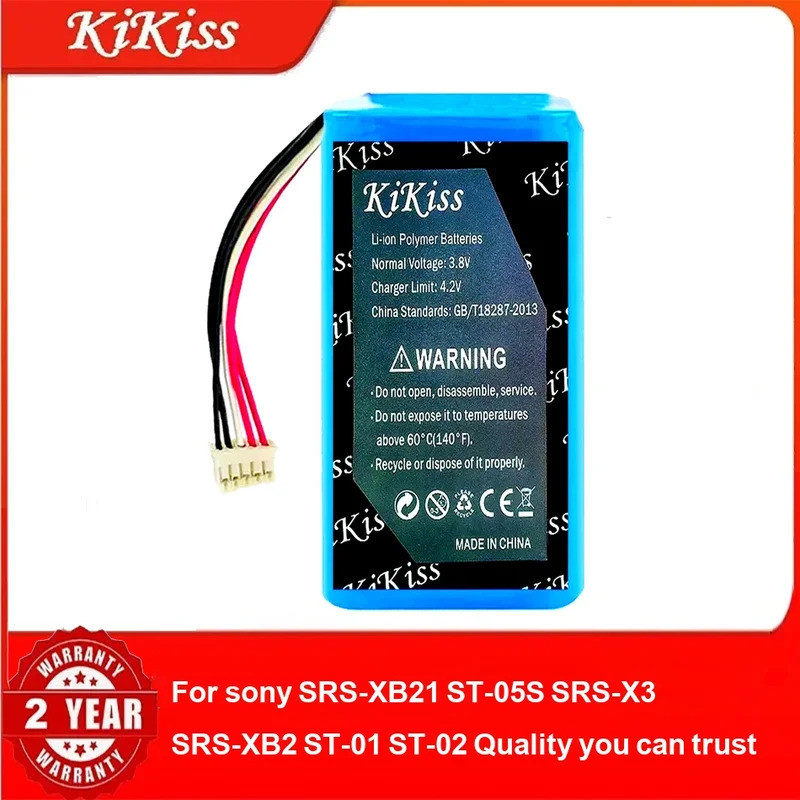 แบตเตอรี่สําหรับ sony SRS-XB21 ST-05S SRS-X3 SRS-XB2 ST-01 ST-02 คุณภาพที่คุณสามารถไว้ใจได้