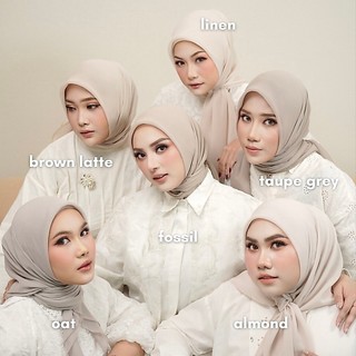 Nathelabel - Plain Paris Japan New Color (Warna Baru Hijab Segiempat Paris Japan Premium)