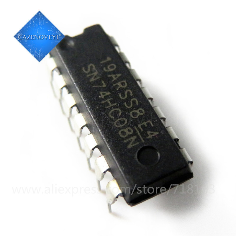 10 ชิ้น SN74HC08N 74HC08N 74HC08 DIP-14 ชิป