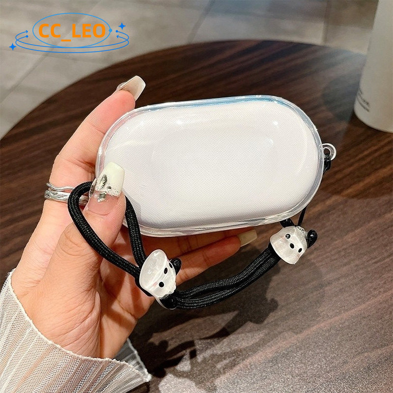 for JBL Soundgear SENSE Case Clear TPU Soft Case Cute Puppy Lanyard Suitable for JBL Soundgear SENSE
