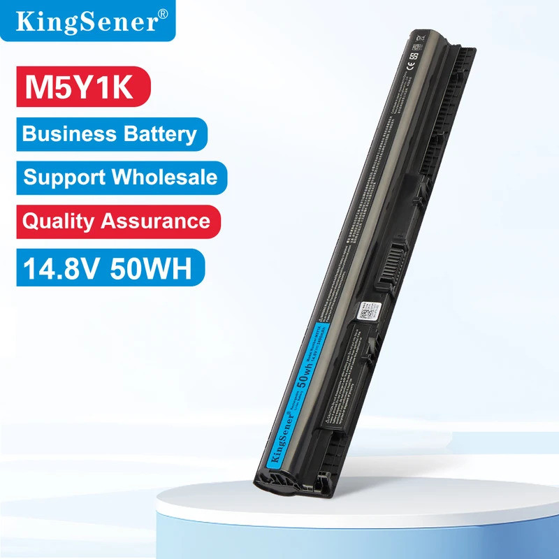 KingSener 14.8V 2800mAh M5Y1K แบตเตอรี่แล็ปท็อปสําหรับ Dell Inspiron 3451 3458 3551 3558 V3458 V3451