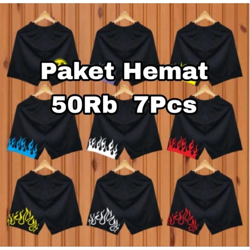 FIRE BOXER SHORTS สําหรับผู้ชาย/ผู้หญิง 50 เพลง