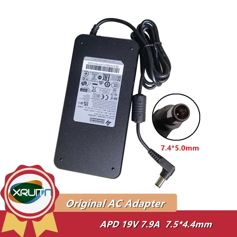 ของแท้ APD DA-150C19 DA-150E19 19V 7.9A 150W AC Adapter Charger สําหรับ Acer Monitor B276HULEQ XB273