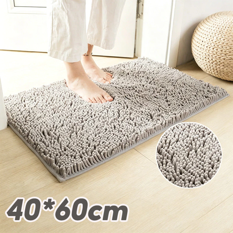 พรมปูพื้น พรมเช็ดเท้าห้องน้ำ 40*60CM มีกันลื่น พรมห้องน้ำ รุ่นนี้ซับน้ำดีมาก