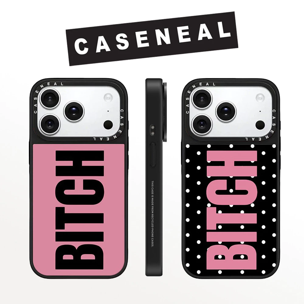 Drop proof CASENEALเคสโทรศัพท์สําหรับiPhone 17ProMax 17pro 17 air 16promax 16 15promax 15 14promax 13 13promax hard Case BITCH 12 12PromaxกรณีiPhone 14กรณีคุณภาพสูง
