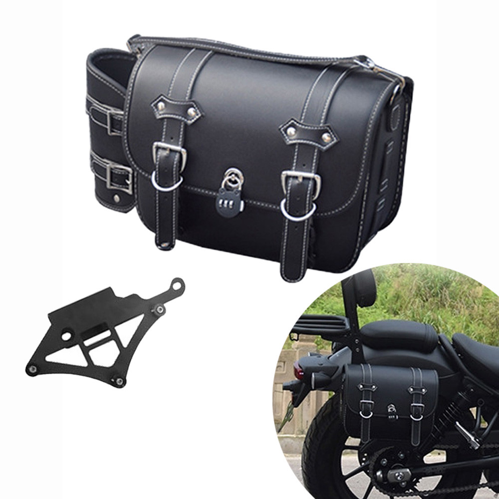 กระเป๋ารถจักรยานยนต์ Quick Release Saddlebags กระเป๋าด้านข้างกระเป๋า Fit สําหรับ Rebel 300 Rebel 500