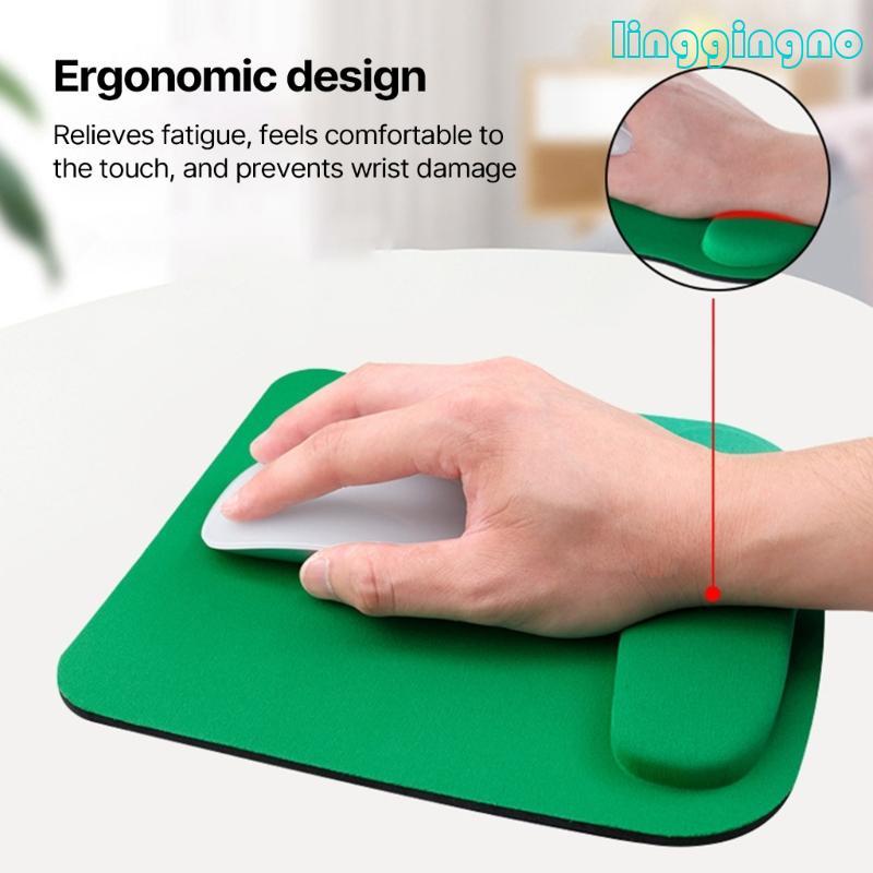 RR Ergonomic Mouse Pad Rest Support Mousepad พร้อมฐานกันลื่น